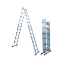 hot sale 3 sections Aluminium Foldable Extension Ladders with EN131